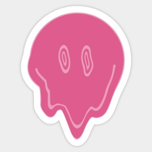 Smile Melt - Pink Sticker